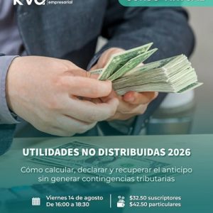 UTILIDADES NO DISTRIBUIDAS 2026